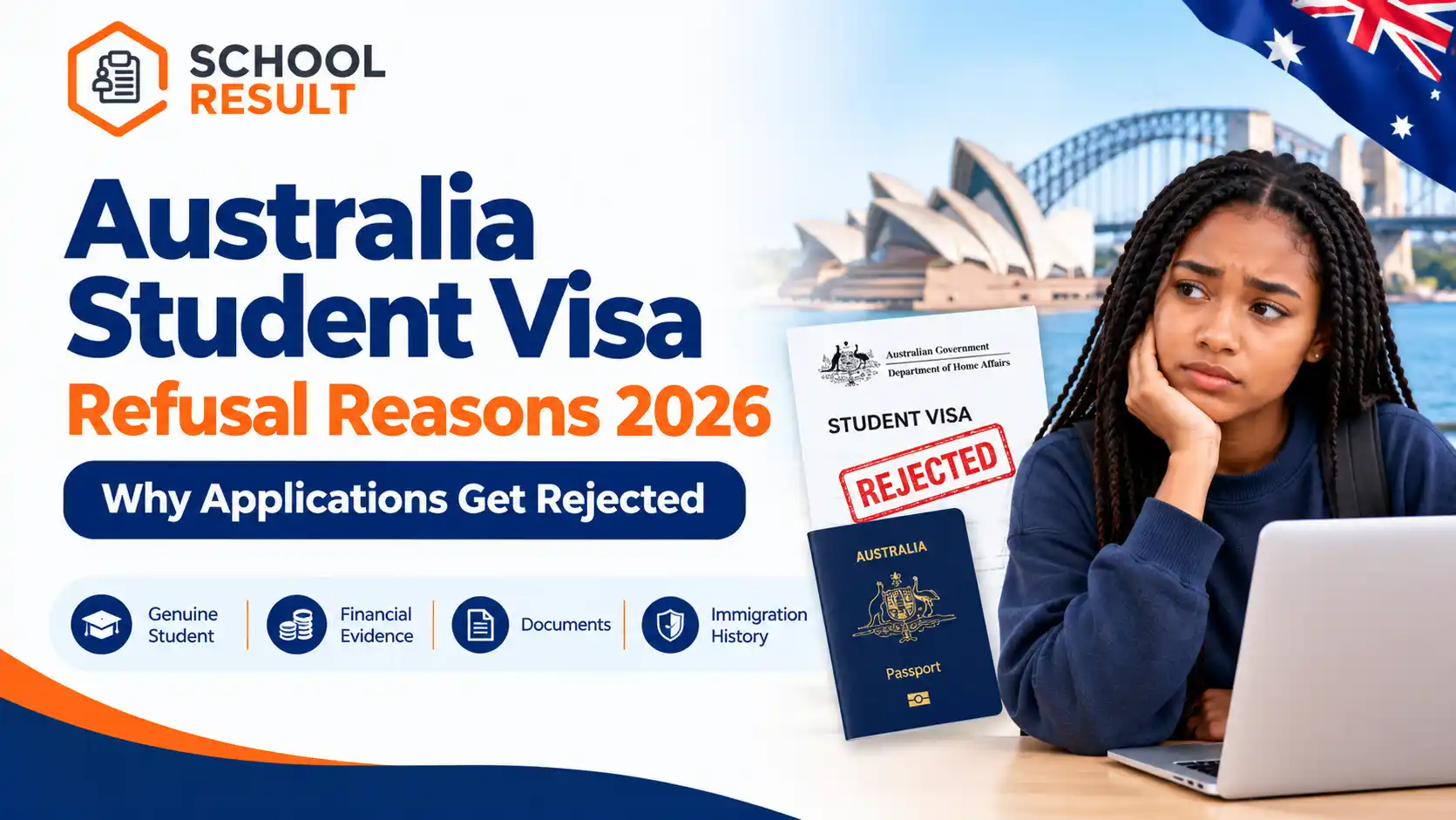Australia Student Visa Refusal Reasons 2026: Why Applications Get Rejected