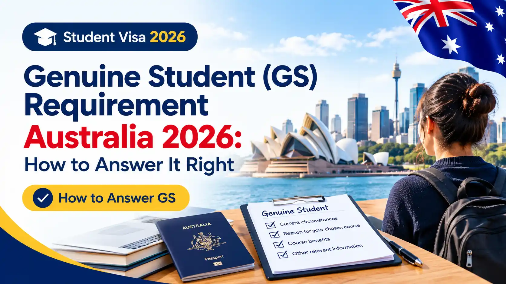 Genuine Student (GS) Requirement Australia 2026: How to Answer It Right