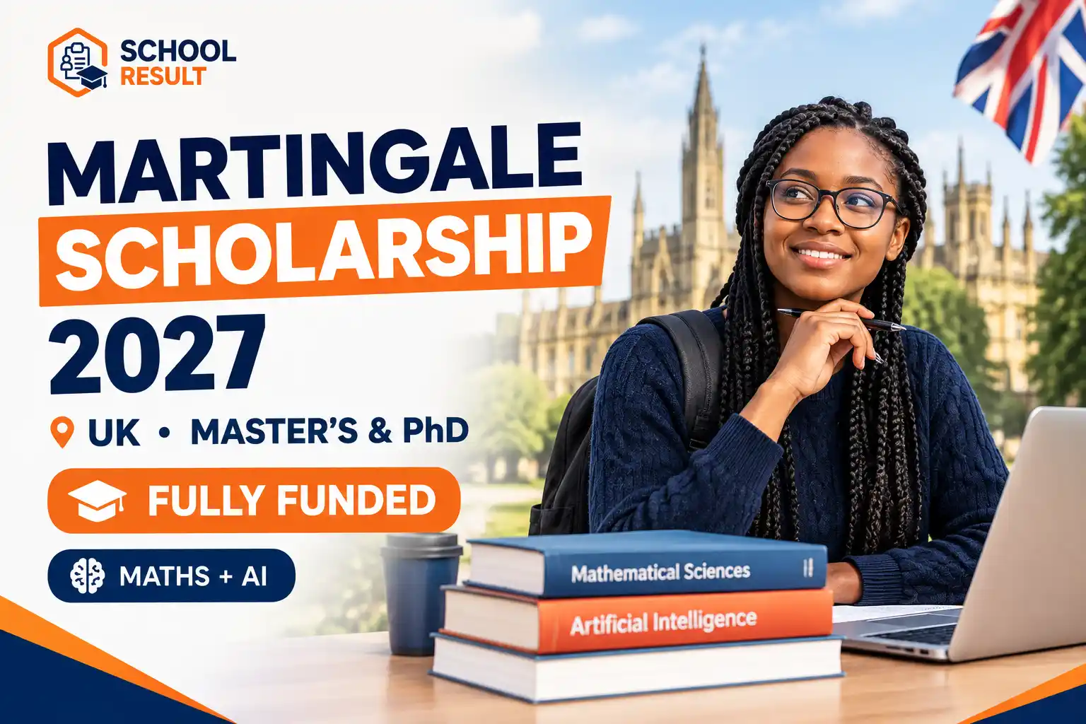 UK Martingale Scholarship 2027 for Master\'s & PhD in Maths and AI (Fully Funded)
